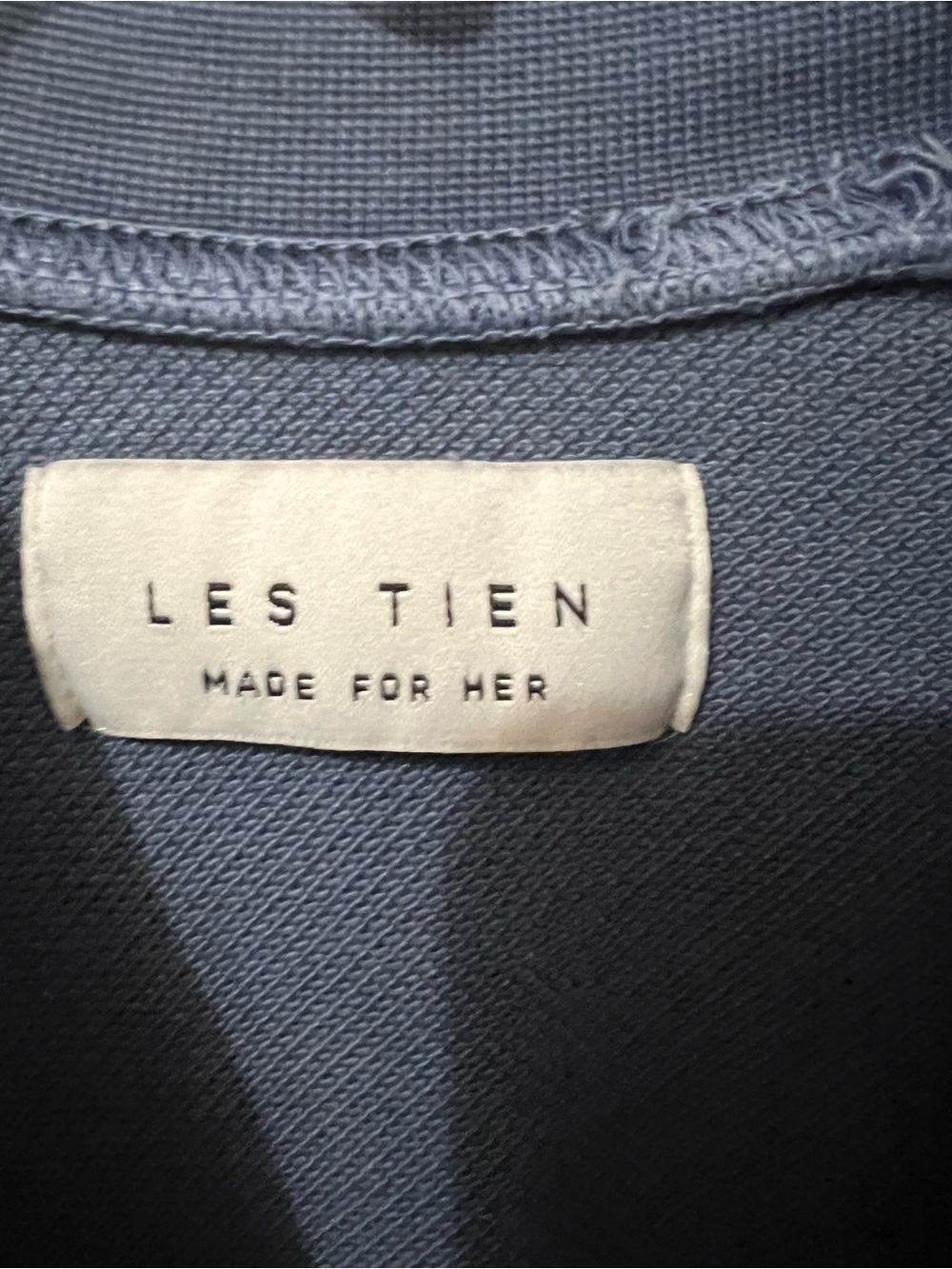 Les Tien Women's Blue Sweatshirt - Made for Her